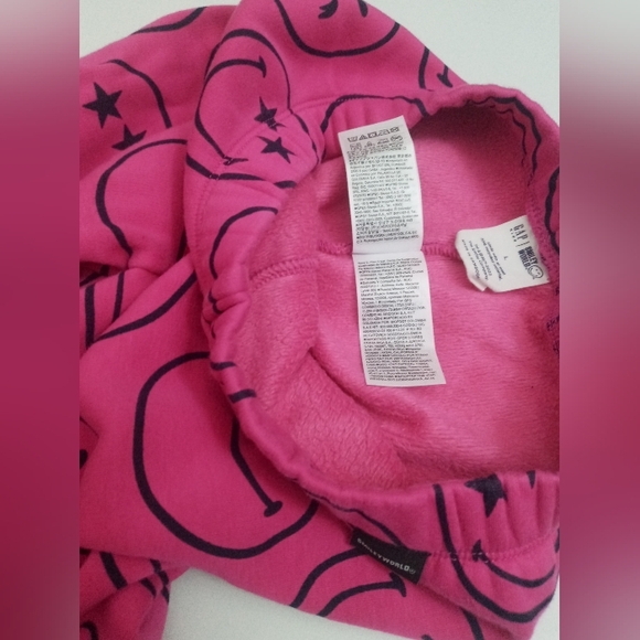 Gap Girls Smilly World Leggings Size L Pink Color - Picture 7 of 14